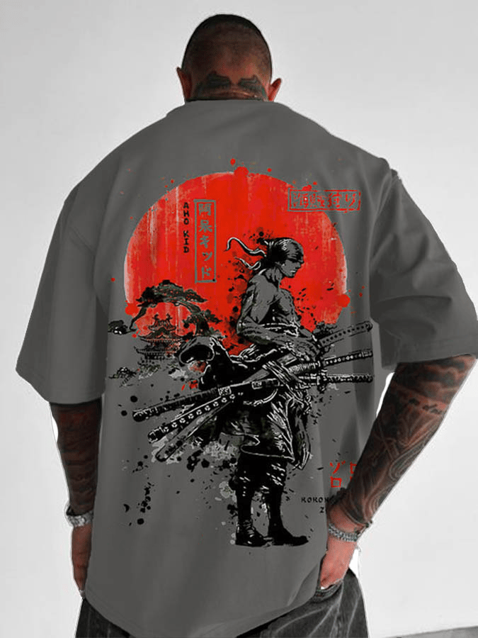 Street Fashion Magazine - One Piece Action Anime Zoro Print