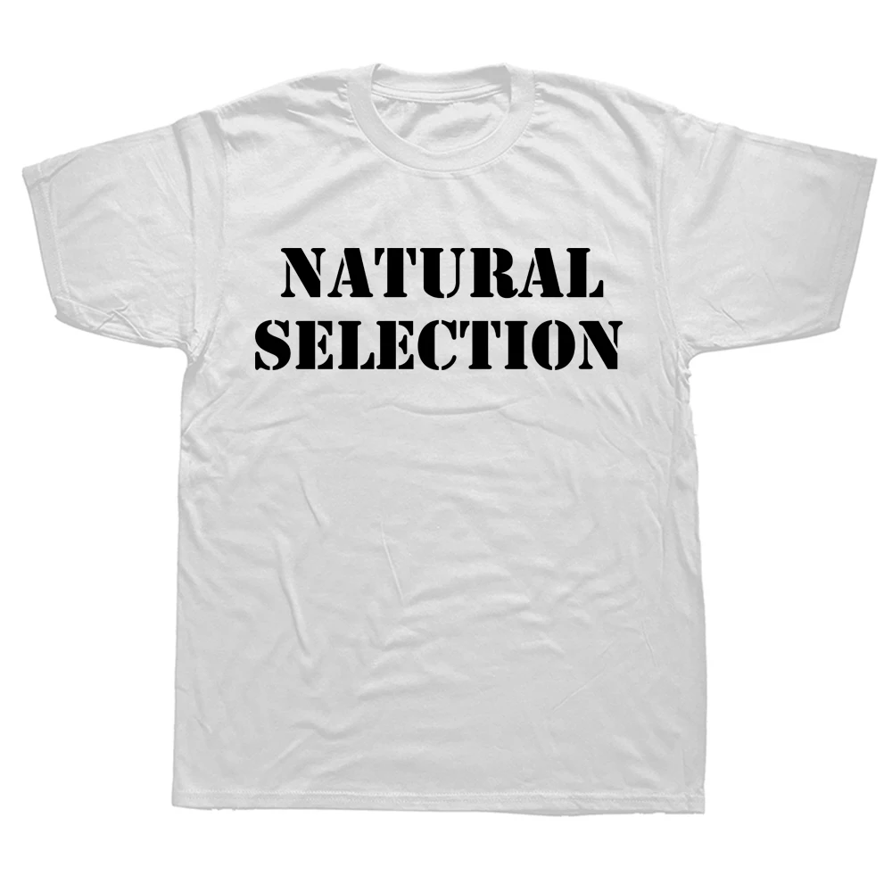 Street Fashion Evolution - Natural Selection Text Print Men's T-Shirt,
