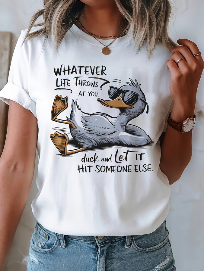 Italy Fashion Street - Funny Duck Quote 