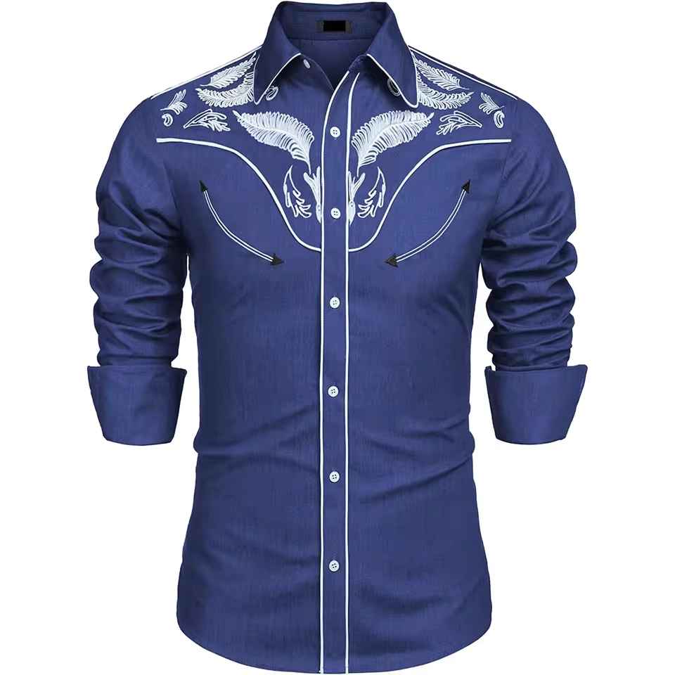 Italy Fashion Street - Men'S Fashion Western Print Loose Personality