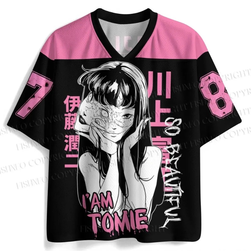 Street Fashion Japan - Y2K Junji Ito Tomie Kawakami Jersey