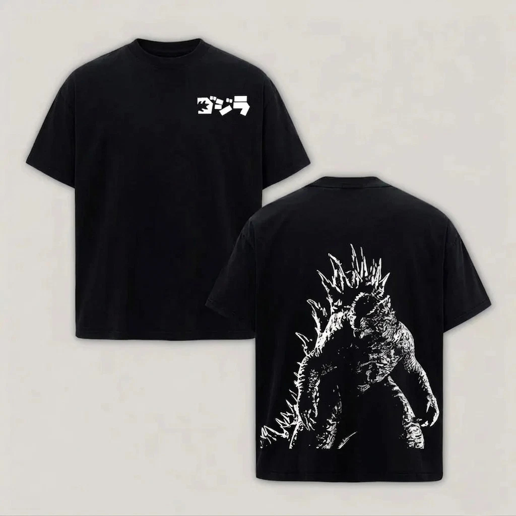 Street Fashion Magazine - Godzilla Inspired Kaiju Monster Retro Graphic