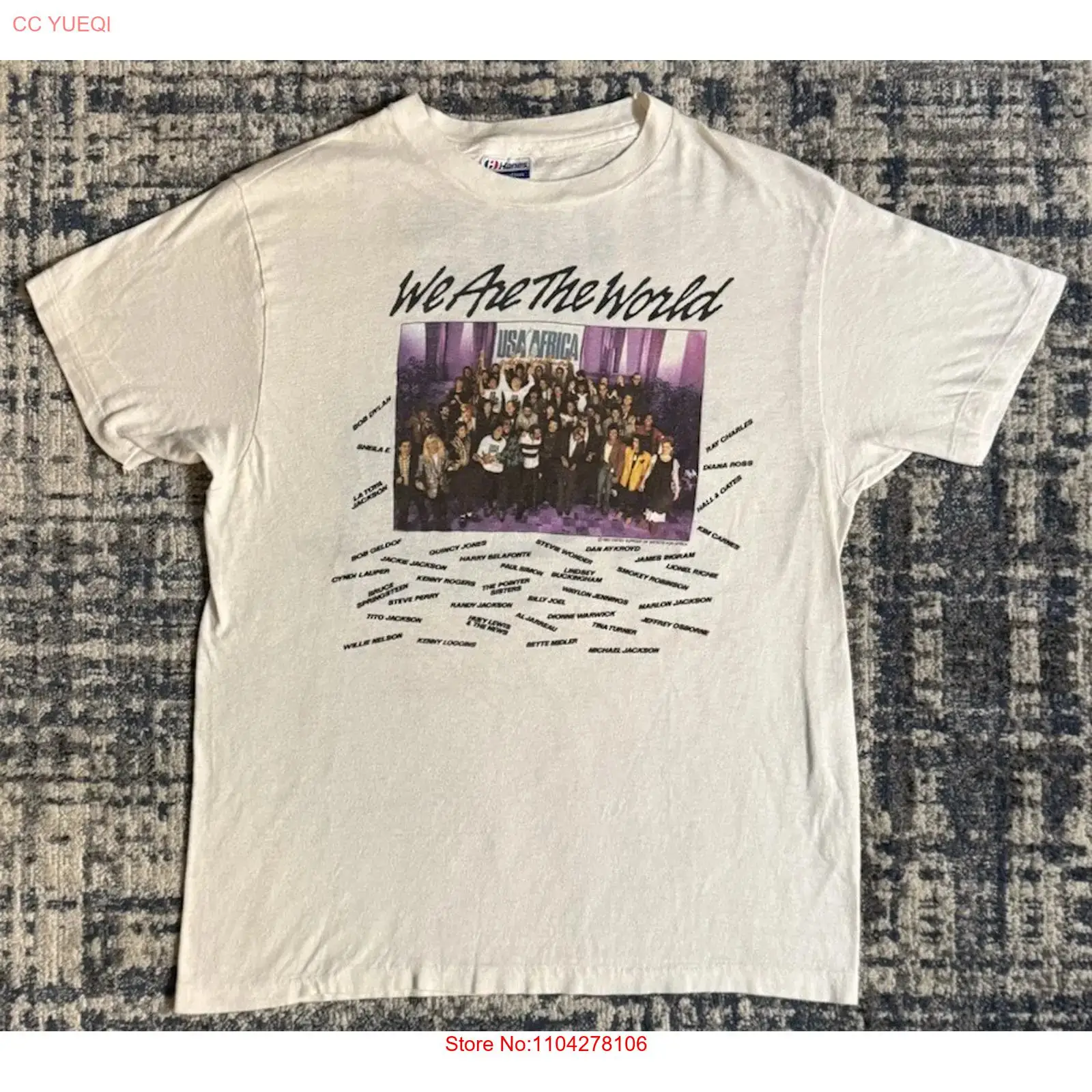 Street Fashion Mood - Vintage 1985 We Are The World