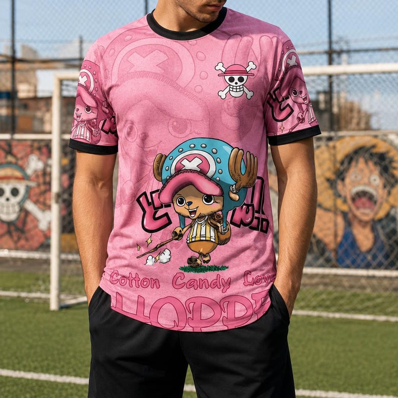 Street Fashion Anime - Summer One Piece Chopper Anime Jersey,