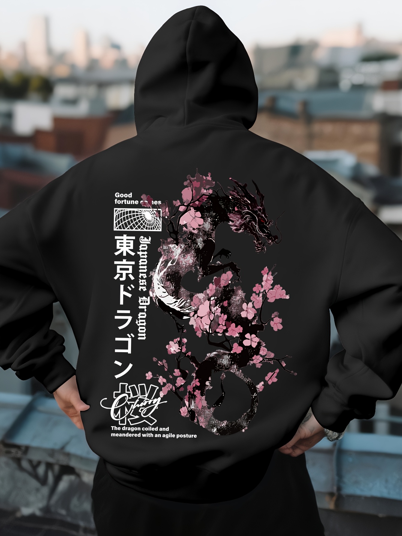 Street Fashion Asian - Mens Hip Hop Sports Hoodie Aesthetic