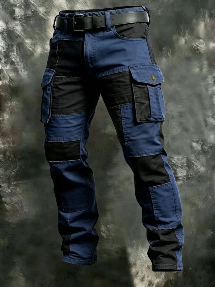 Cotton Men Cargo Pants Khaki C - đánh giá và giá Cargo Pant Wide