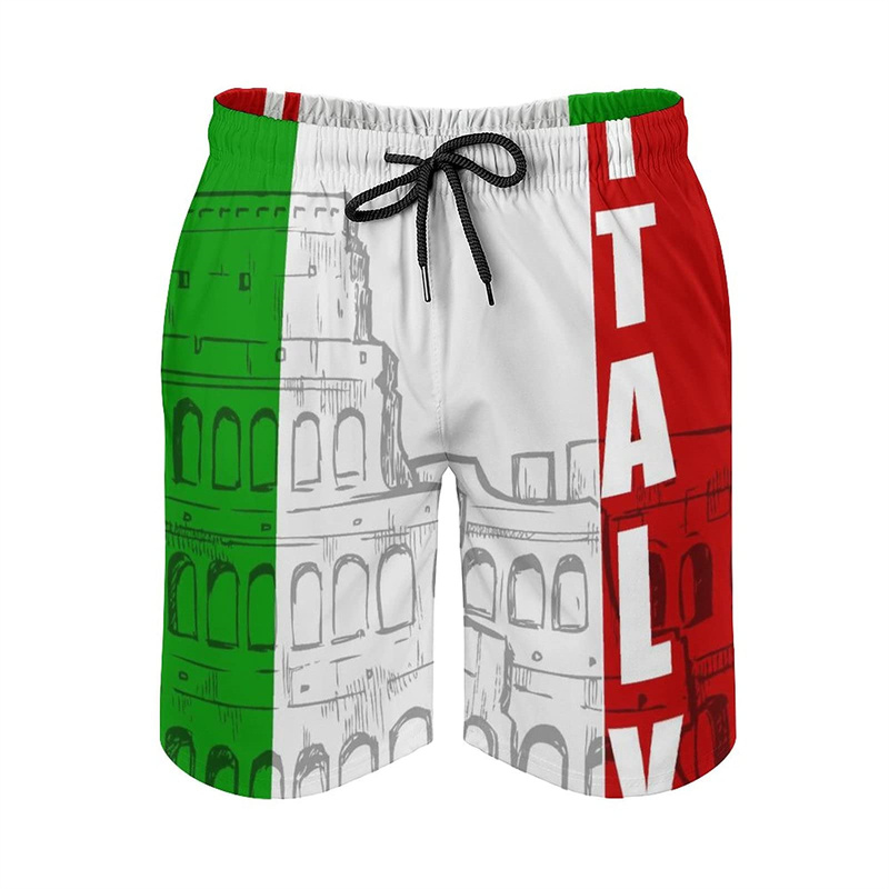 New In Italian Flag Swim Trunk - đánh giá và giá Italy Fashion Street