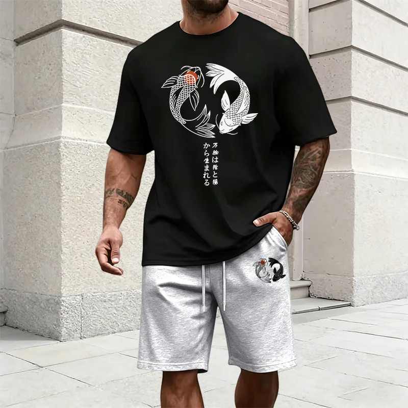 Japanese Yinyang Pattern Men's - đánh giá và giá Street Fashion Japan
