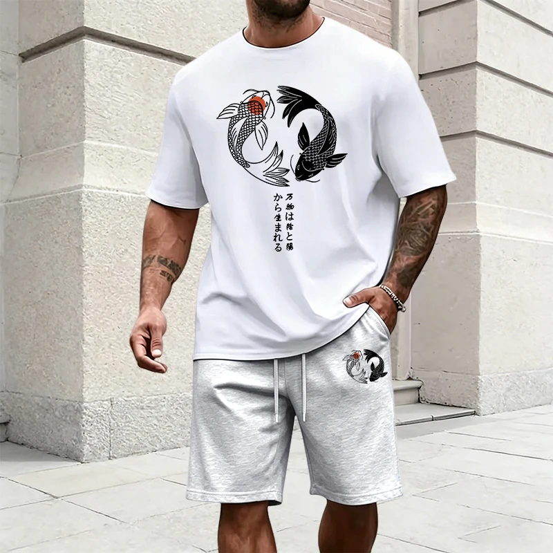 Japanese Yinyang Pattern Men's - đánh giá và giá Street Fashion Japan