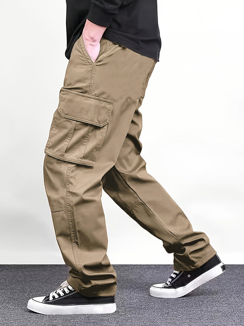 Men Black Multi Pocket Cargo P - đánh giá và giá Cargo Pant Wide