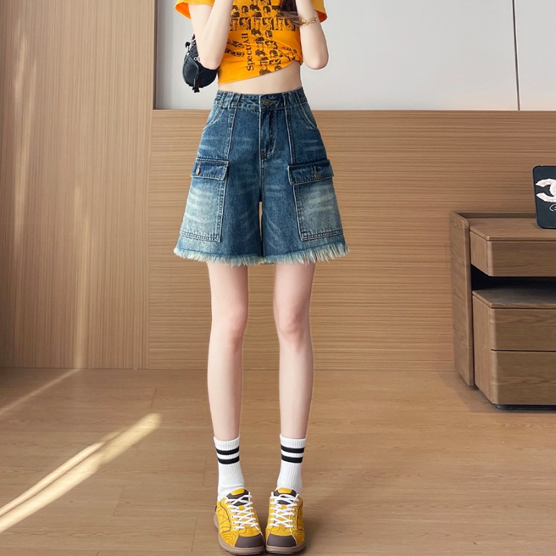 Women's Shorts Jorts High Wais - đánh giá và giá Cargo Pant Wide