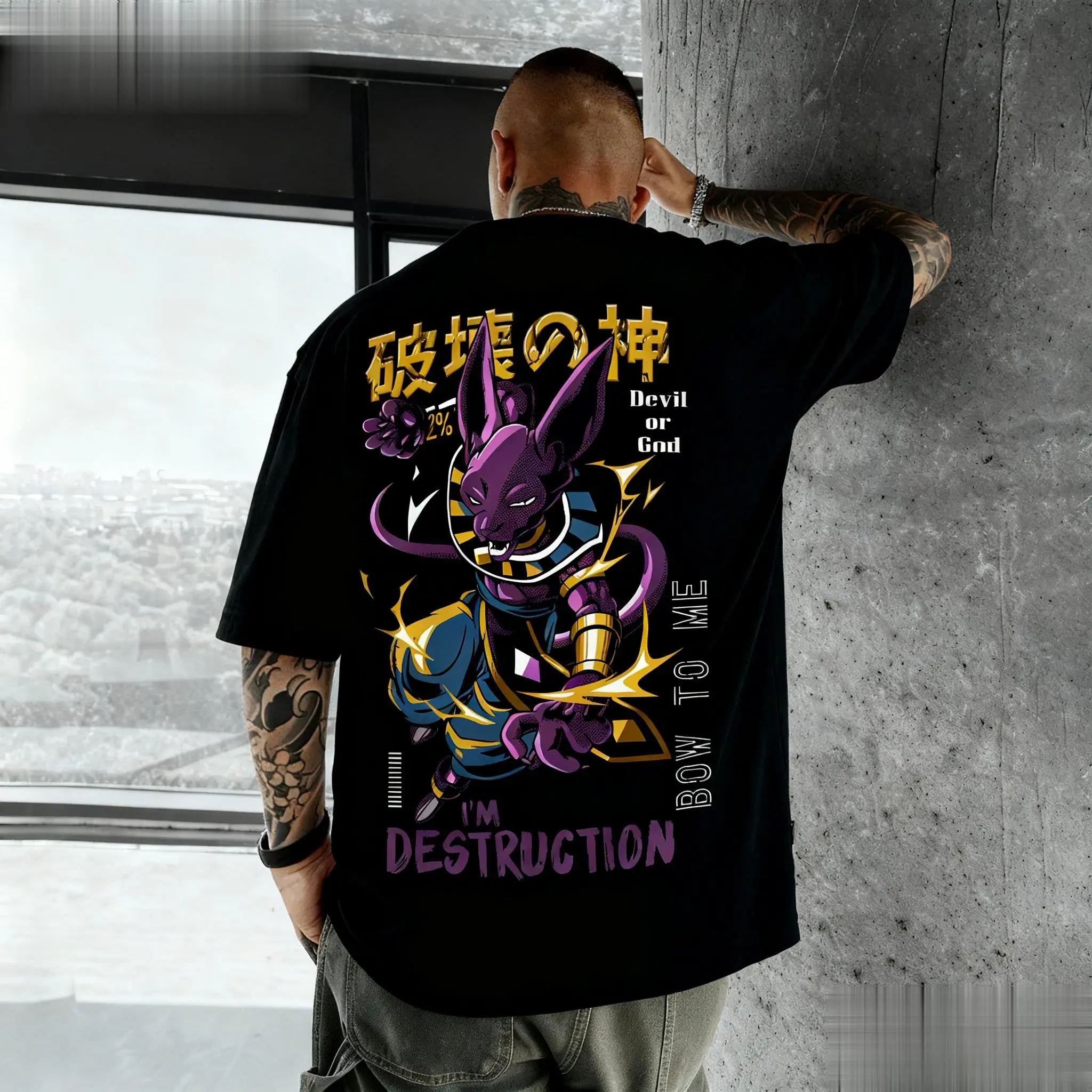 Dragon Ball Beerus Anime Graph - đánh giá và giá Street Fashion Magazine