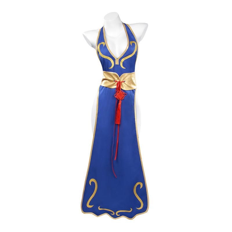New Street Fighter Chunli cosp - đánh giá và giá Street Fashion Anime