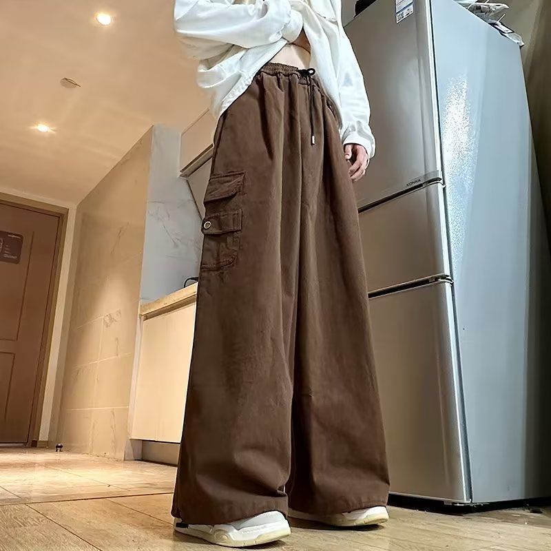 New Spring Summer Men's Retro  - đánh giá và giá Cargo Pant Wide
