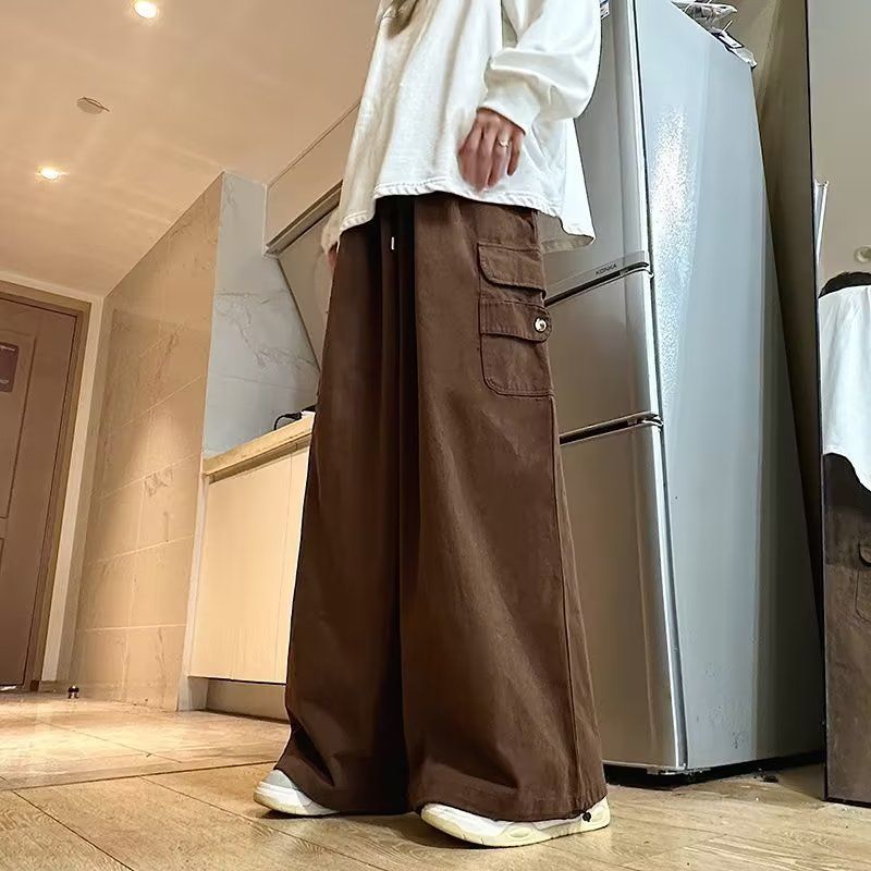 New Spring Summer Men's Retro  - đánh giá và giá Cargo Pant Wide