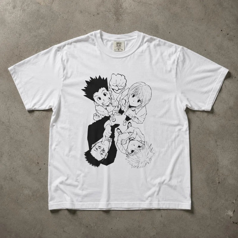 HxH T-shirt, Retro Street Styl - đánh giá và giá Street Fashion Japan