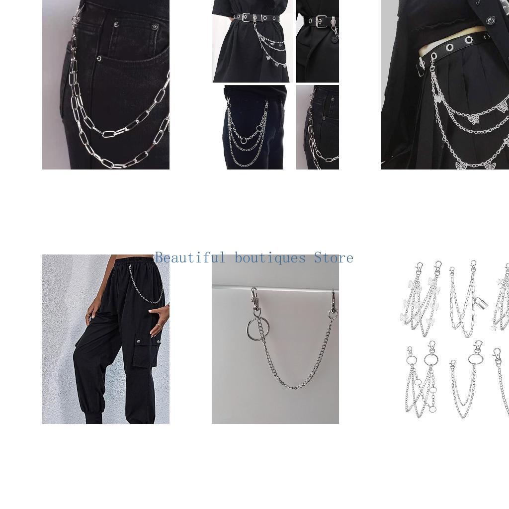U4LF 6 Quần Punk Eo Dây Xích B - đánh giá và giá Street Fashion Reference