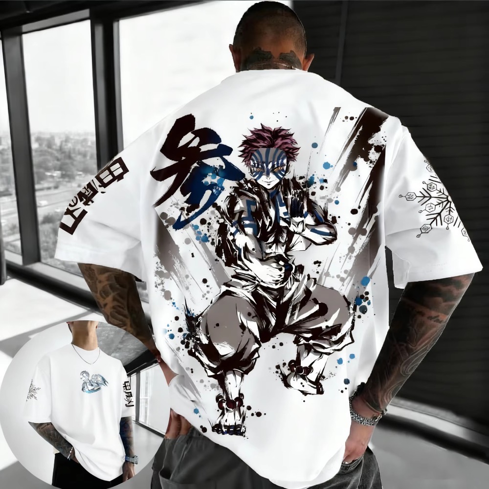 Summer Plus Size Demon Slayer  - đánh giá và giá Street Fashion Japan