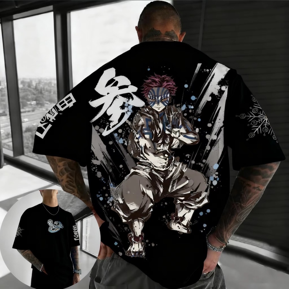 Summer Plus Size Demon Slayer  - đánh giá và giá Street Fashion Japan