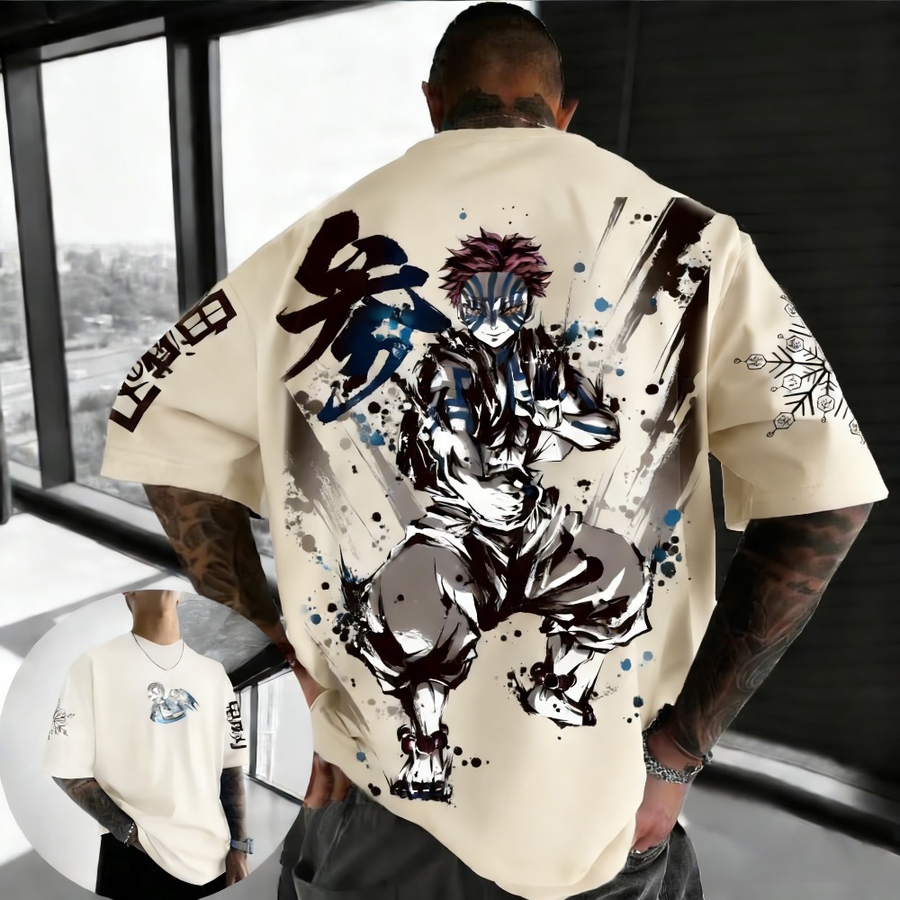 Summer Plus Size Demon Slayer  - đánh giá và giá Street Fashion Japan