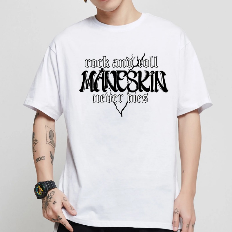 Oversized T Shirt Graphic Mane - đánh giá và giá Street Fashion Asian