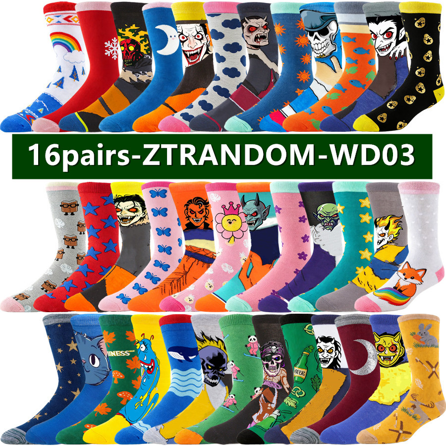 16pairs Men Women Anime Cartoo - đánh giá và giá Street Fashion Anime