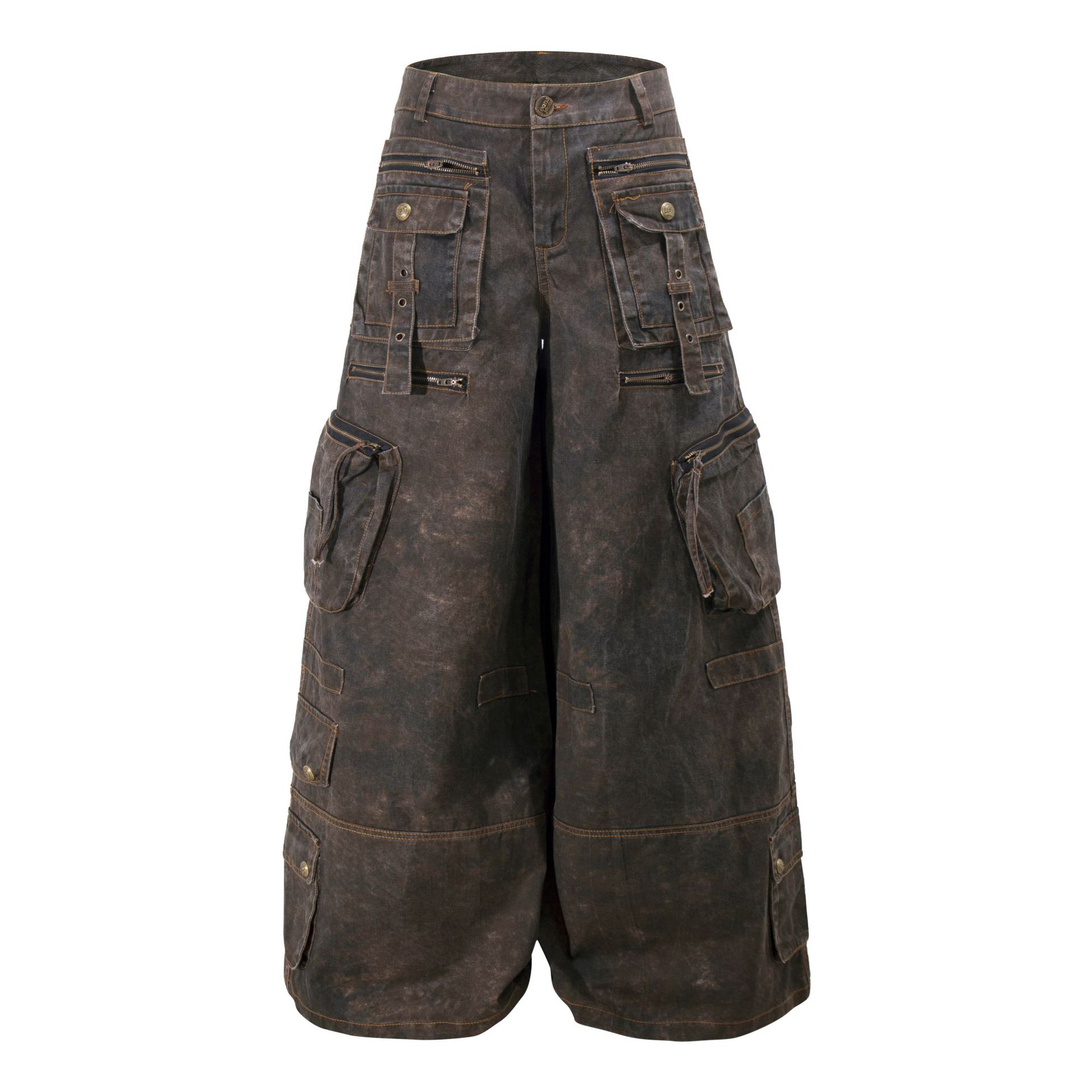 Grunge Techwear Wide Leg Cargo - đánh giá và giá Cargo Pant Wide