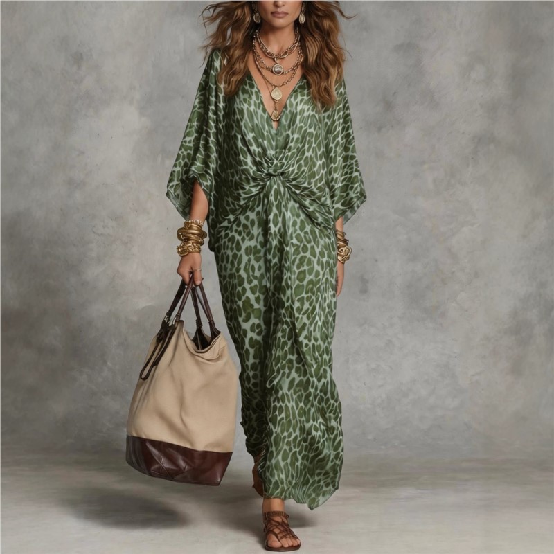 Fashion Leopard Print Dress Se - đánh giá và giá Italy Fashion Street