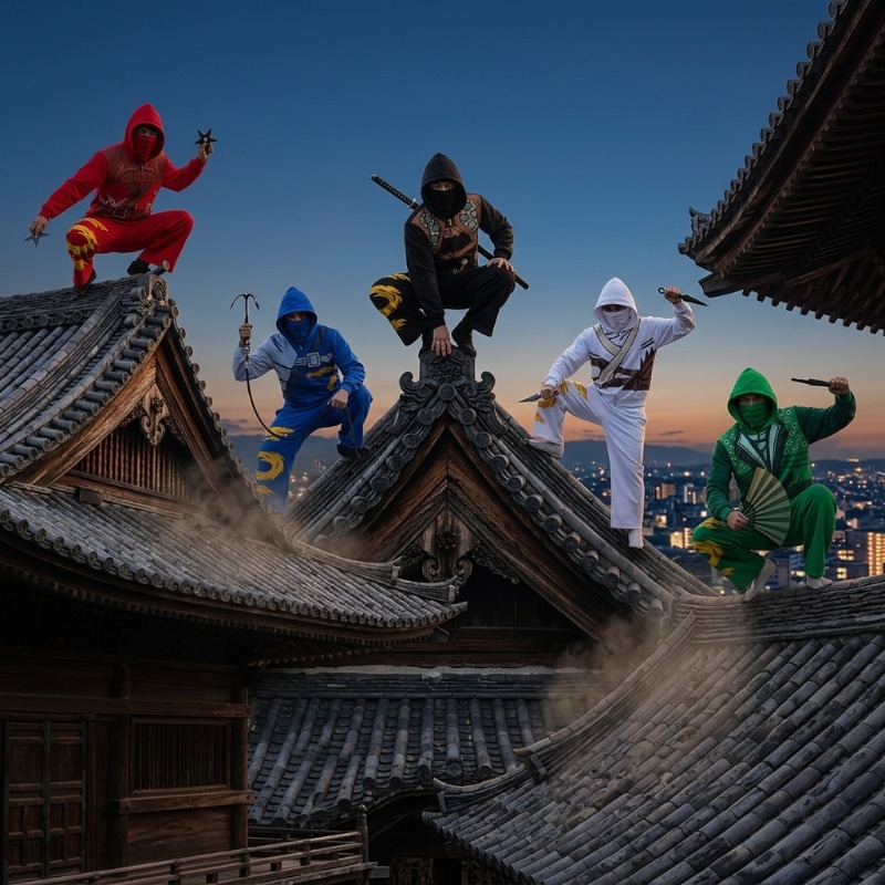 Ninja Warrior Armor Hoodie Set - đánh giá và giá Street Fashion Magazine
