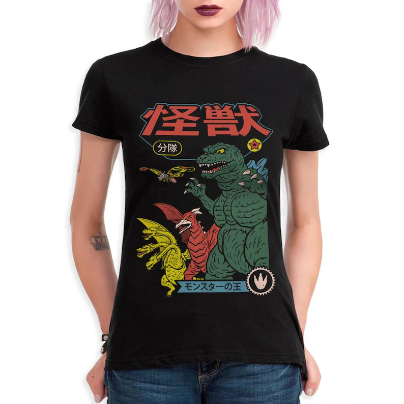 Godzilla Gojira Japanese Kaiju - đánh giá và giá Street Fashion Japan