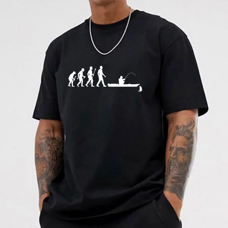 Fishing Evolution Printed T-Sh - đánh giá và giá Street Fashion Evolution